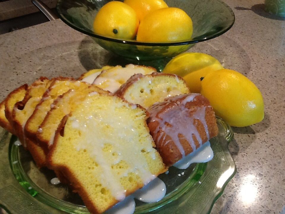 Iced Lemon Pound Cake